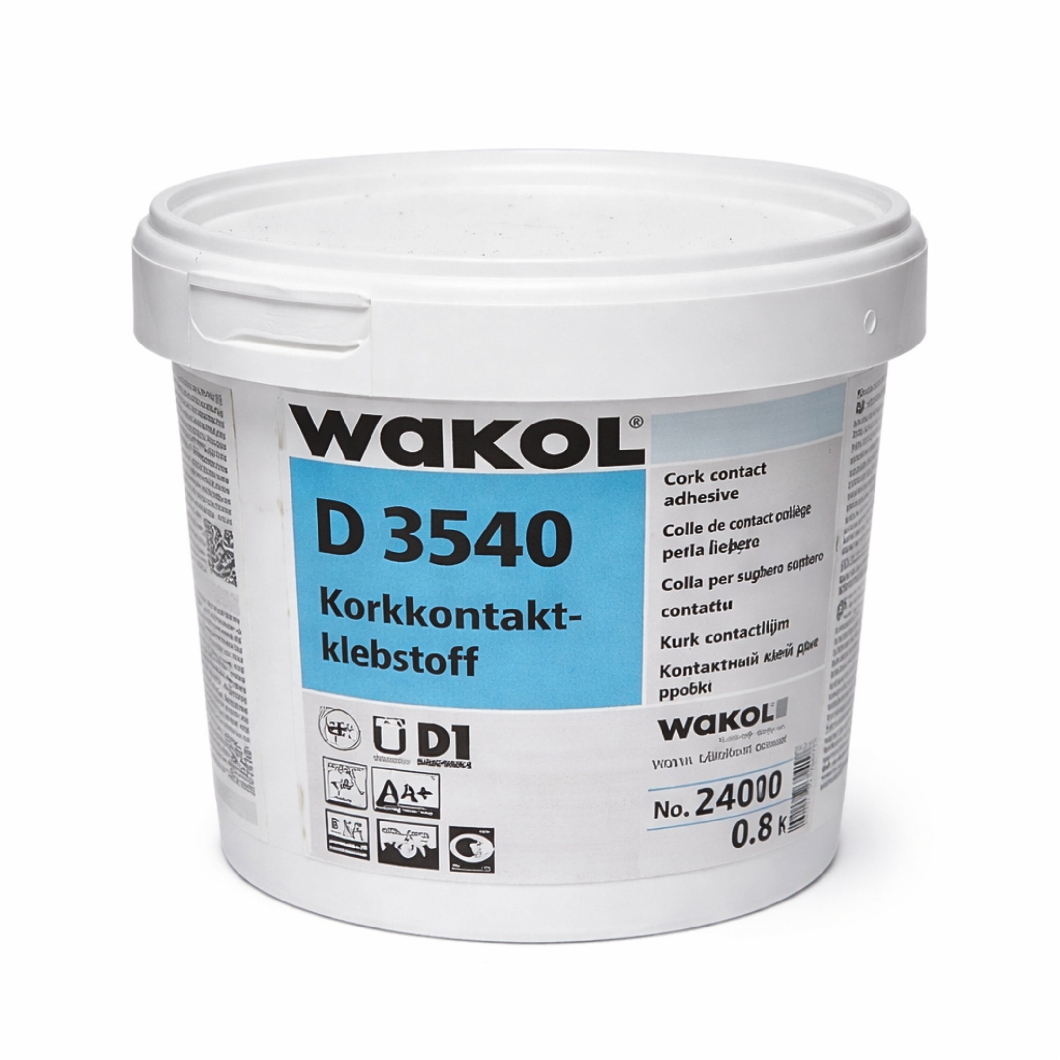 WAKOL (3m2 Coverage) D3540 Cork Adhesive Tub - 0.8 Kilos – SPD UK