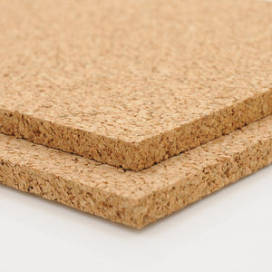 50 Pack Self Adhesive Cork Squares, 6 X 6 Inches Cork Backing for