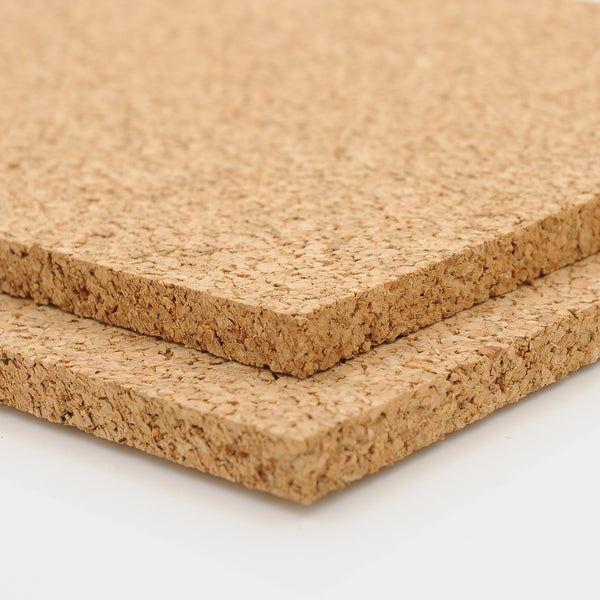 Non Adhesive Cork Sheet - 915mm x 610mm - 35mm Thick - 2 Pack